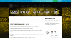 Desktop Screenshot of iowacityhockey.com